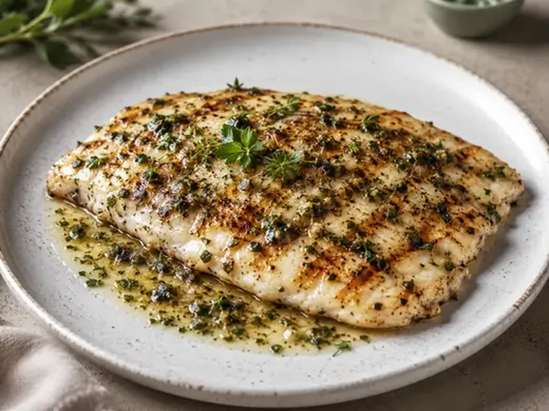 Tilapia a las hierbas
